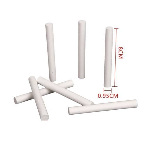 Pack 24 tizas para pizarra 8 cm  Blanco