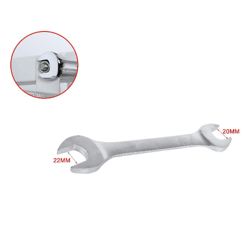 Llave ingles fija 20 x 22 mm Gris