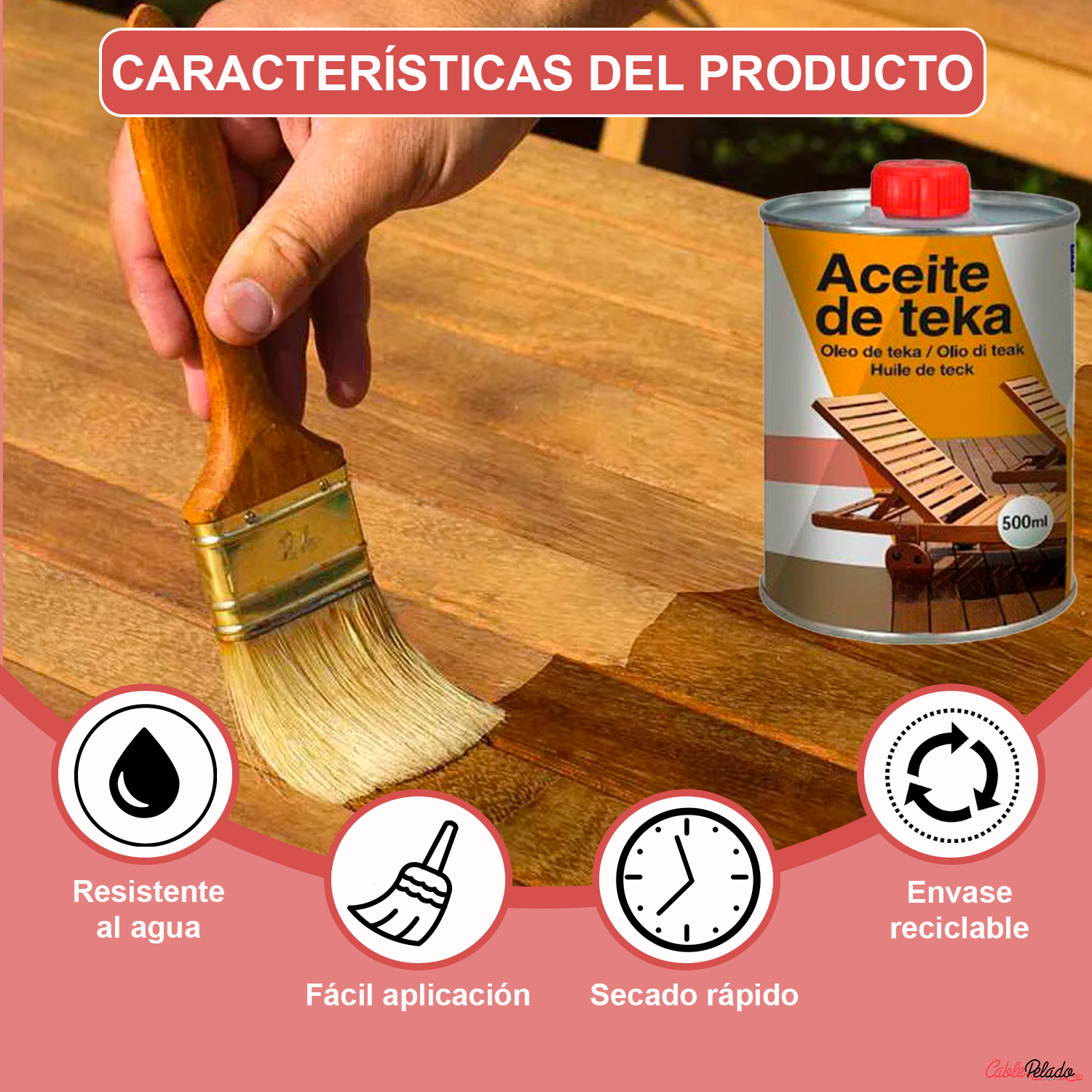 Aceite De Teka 500 ml