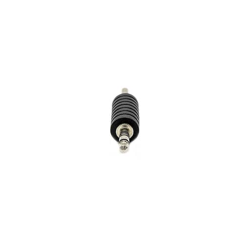 Adaptador audio estereo jack 3.5 macho-macho  Negro