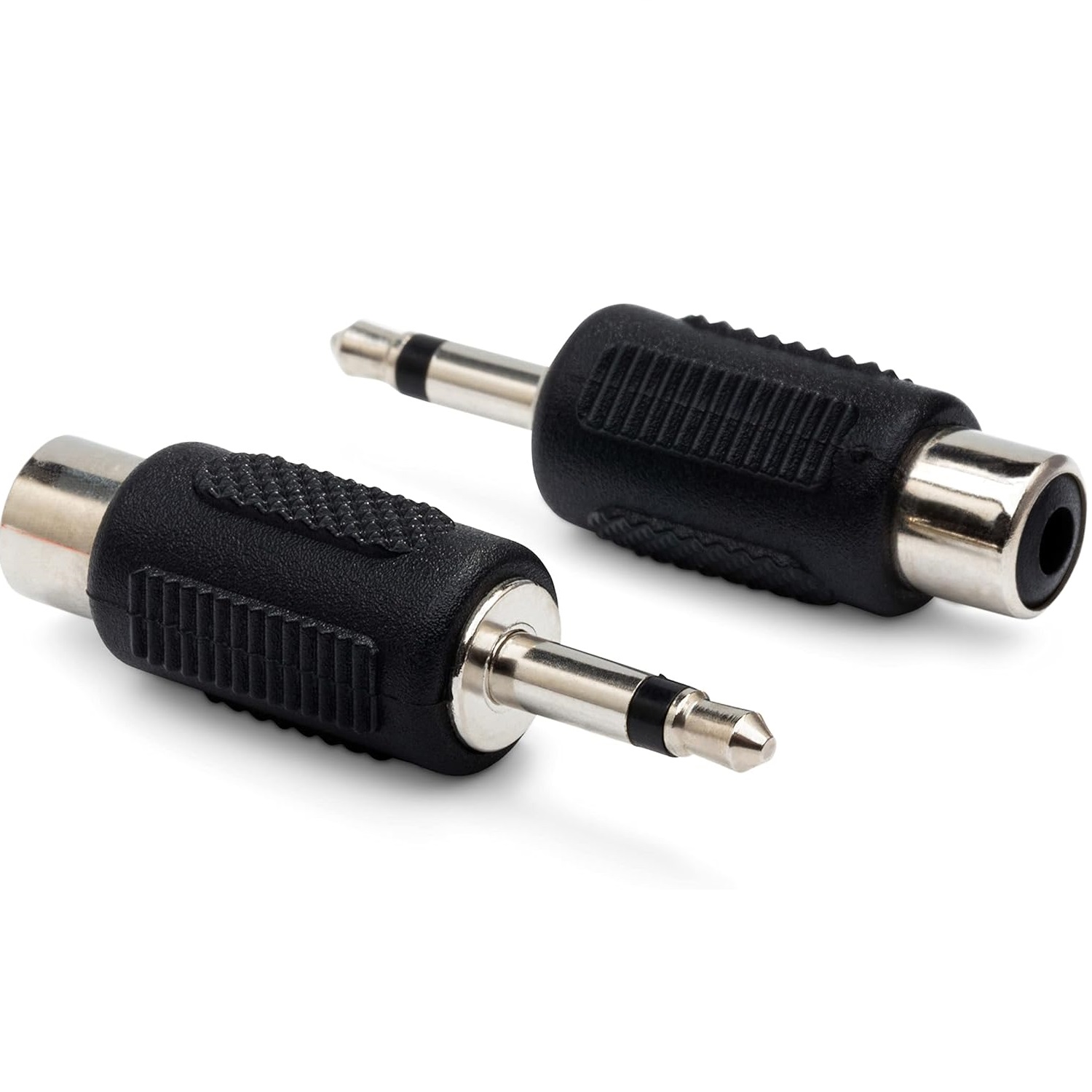 Adaptador audio mono rca a jack 3.5 macho  Negro