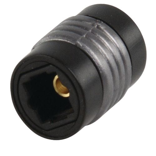 Adaptador audio toslink hembra  Negro