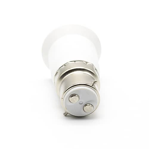 Adaptador B22 a E27  Blanco
