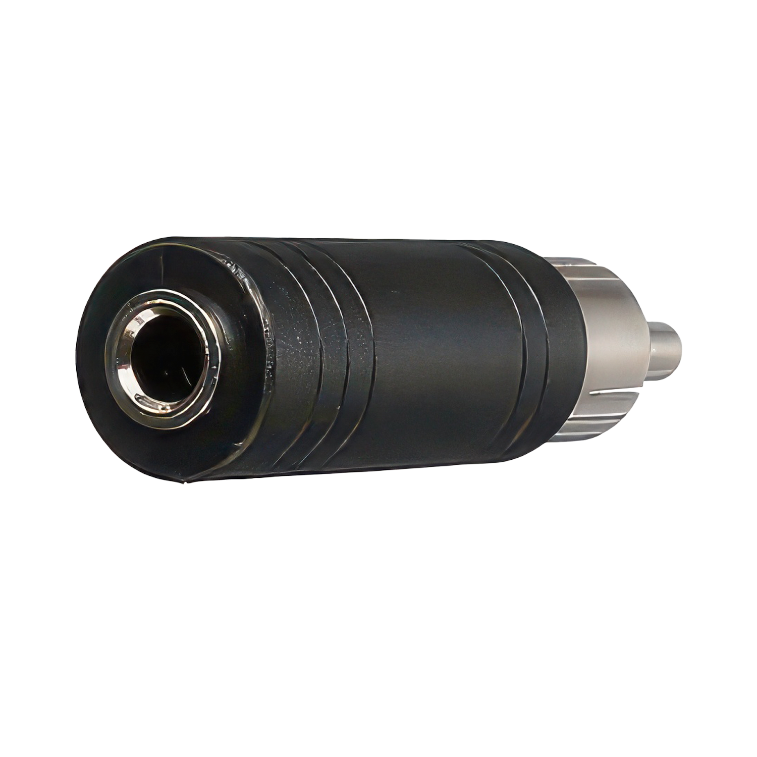 Adaptador de Audio RCA Macho a Conector Jack Hembra de 3,5 mm, Mono  Negro