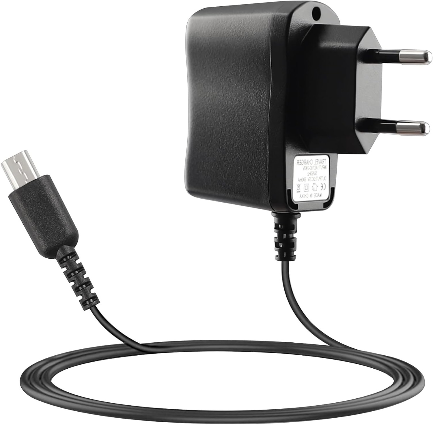 Adaptador de corriente Compatible con Nintendo DS Lite  Negro