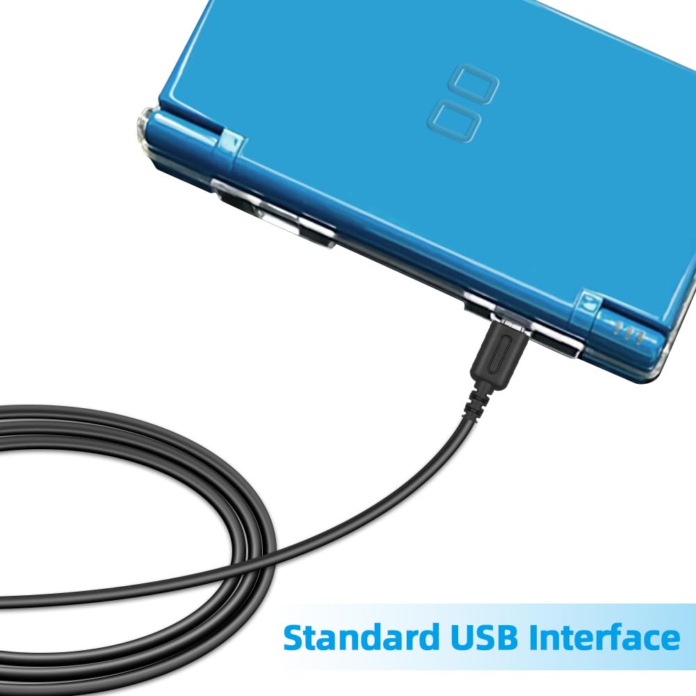 Adaptador de corriente Compatible con Nintendo DS Lite  Negro