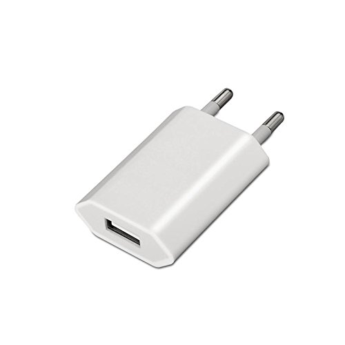 Adaptador de corriente USB compatible con Ipod/Iphone  Blanco