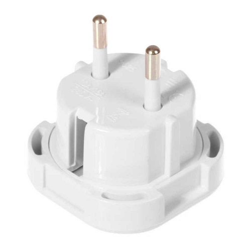 Adaptador de Enchufe de UK a Enchufe Europeo  Blanco