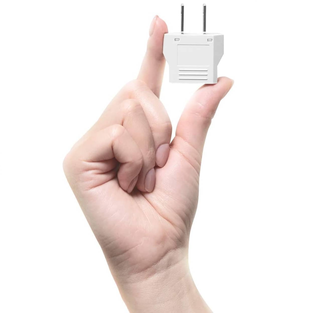 Adaptador de Enchufe Europeo a Enchufe de EEUU  Blanco