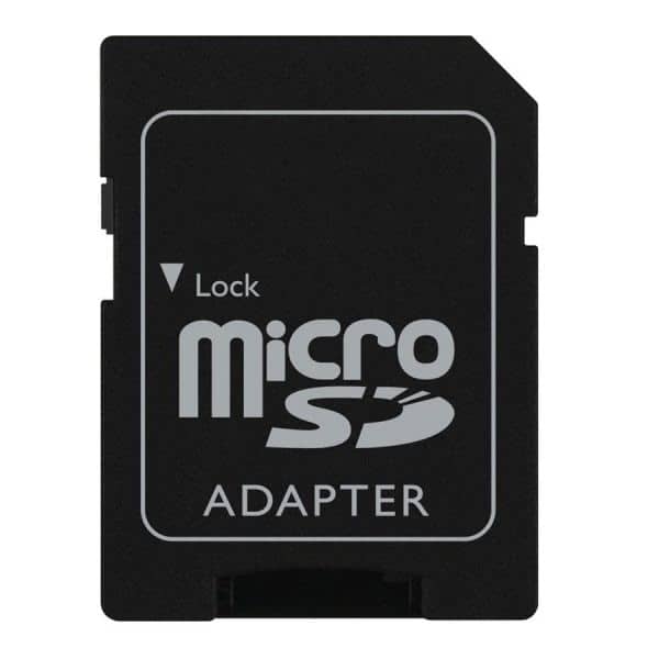 Adaptador de tarjeta micro SD a SD  Negro