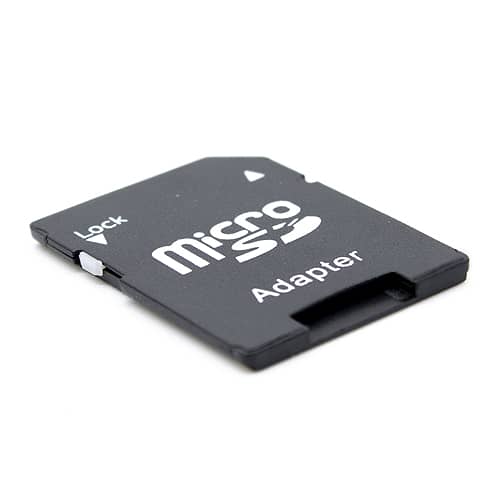 Adaptador de tarjeta micro SD a SD  Negro