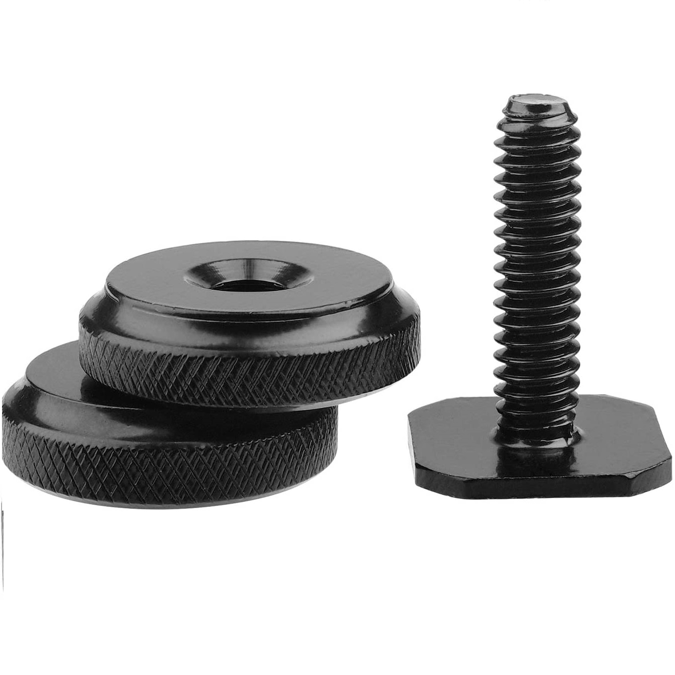 Adaptador de Tripode Tornillo a Soporte Zapata  Negro