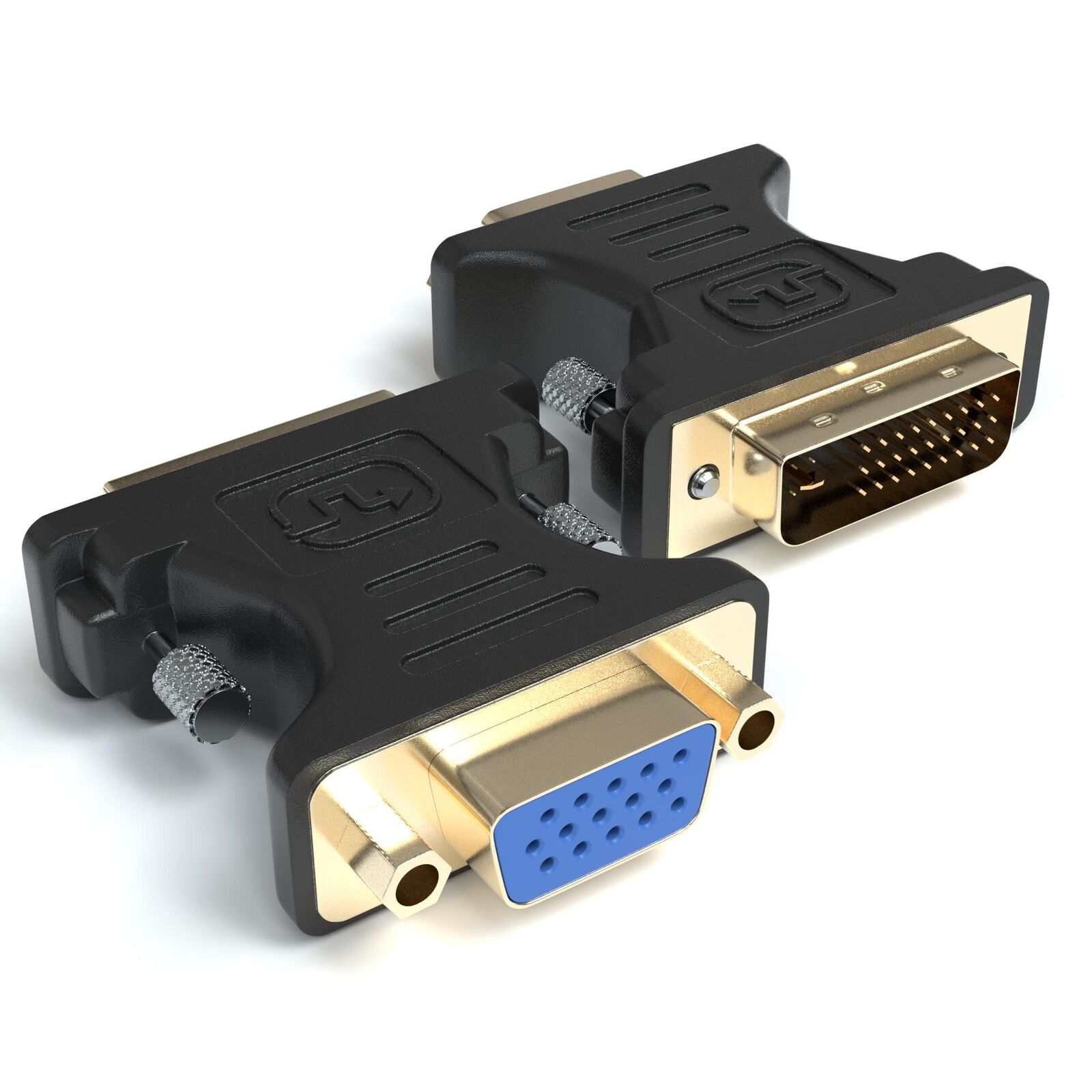 Adaptador DVI 24+5/M - VGA/H  Negro