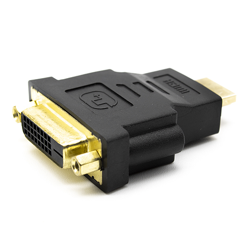 Adaptador DVI-D 24+1 hembra a HDMI macho  Negro