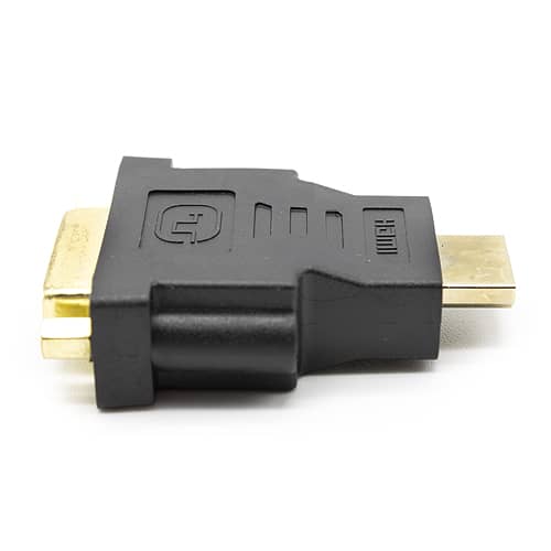 Adaptador DVI-D 24+1 hembra a HDMI macho  Negro