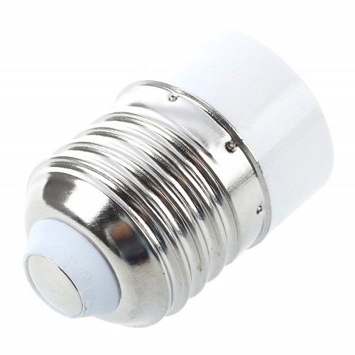 Adaptador E14 a E27  Blanco