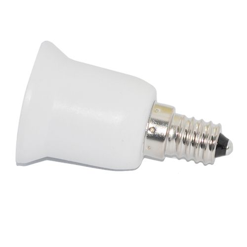 Adaptador E27 a E14  Blanco