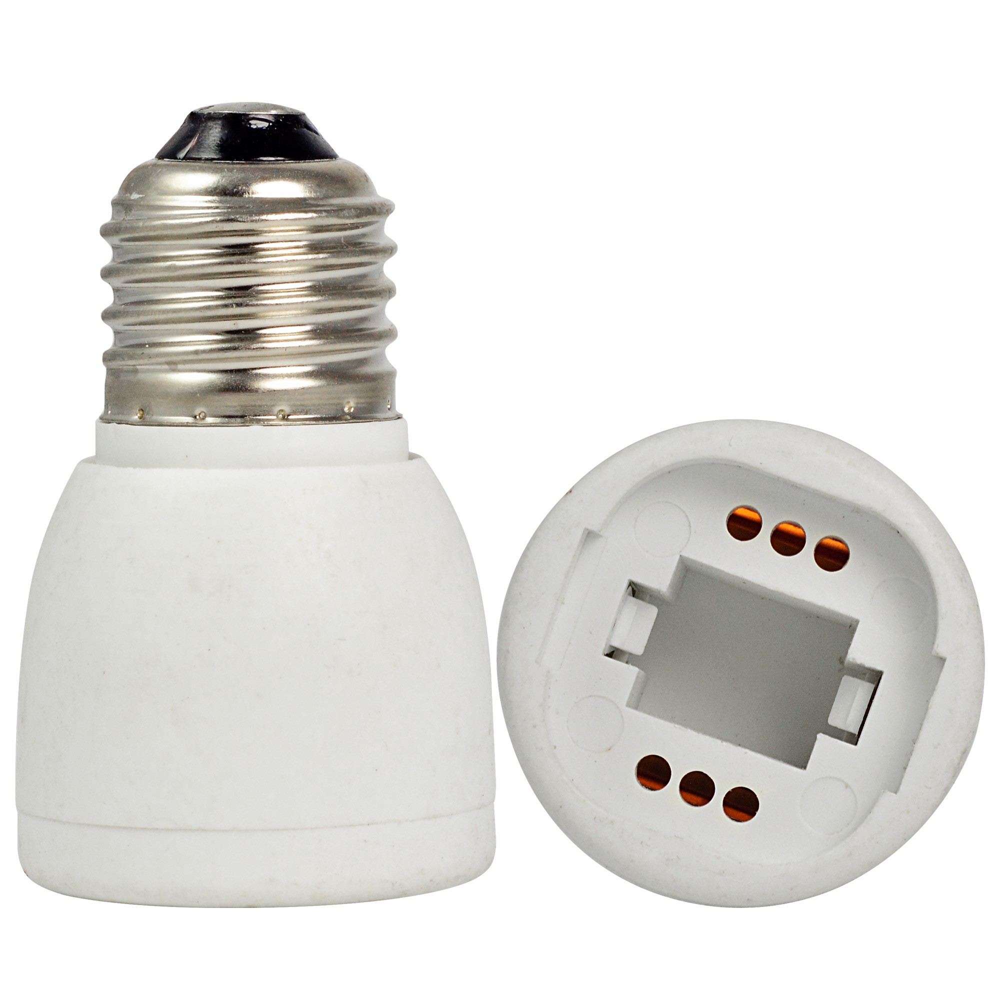 Adaptador E27 a G24  Blanco