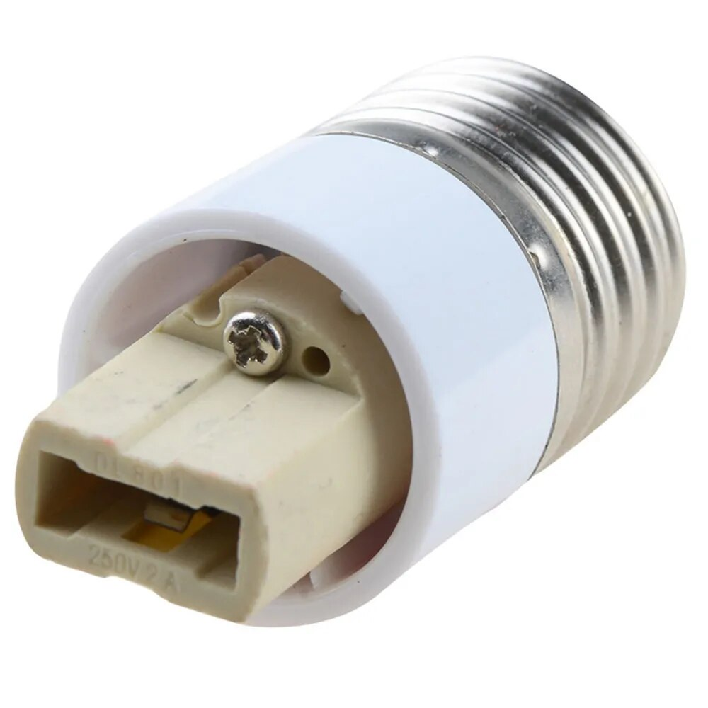 Adaptador E27 a G9  Blanco
