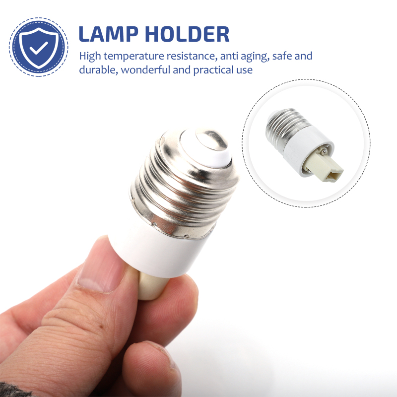 Adaptador E27 a G9  Blanco