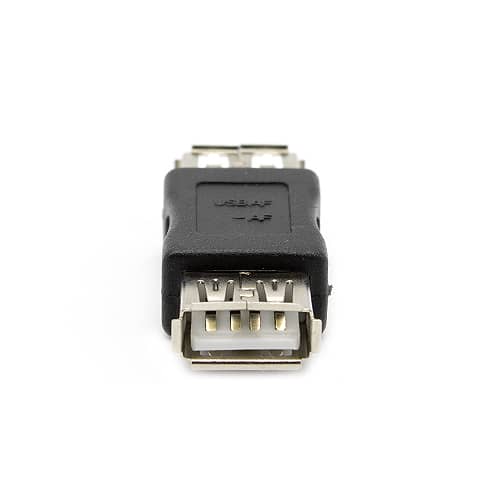 Adaptador empalme usb 2.0 A/H-A/H  Negro