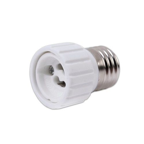Adaptador GU10 a E27  Blanco