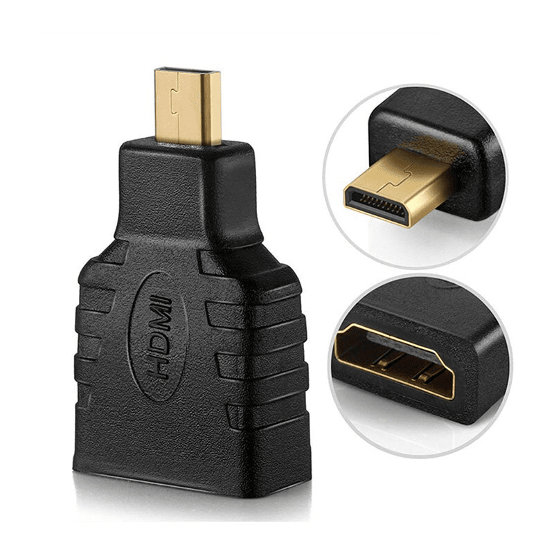 Adaptador HDMI a Micro HDMI D  Negro