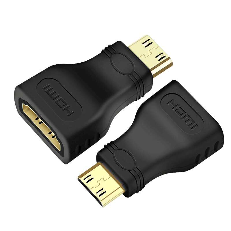 Adaptador Hdmi a mini HDMI Tipo C Macho Negro