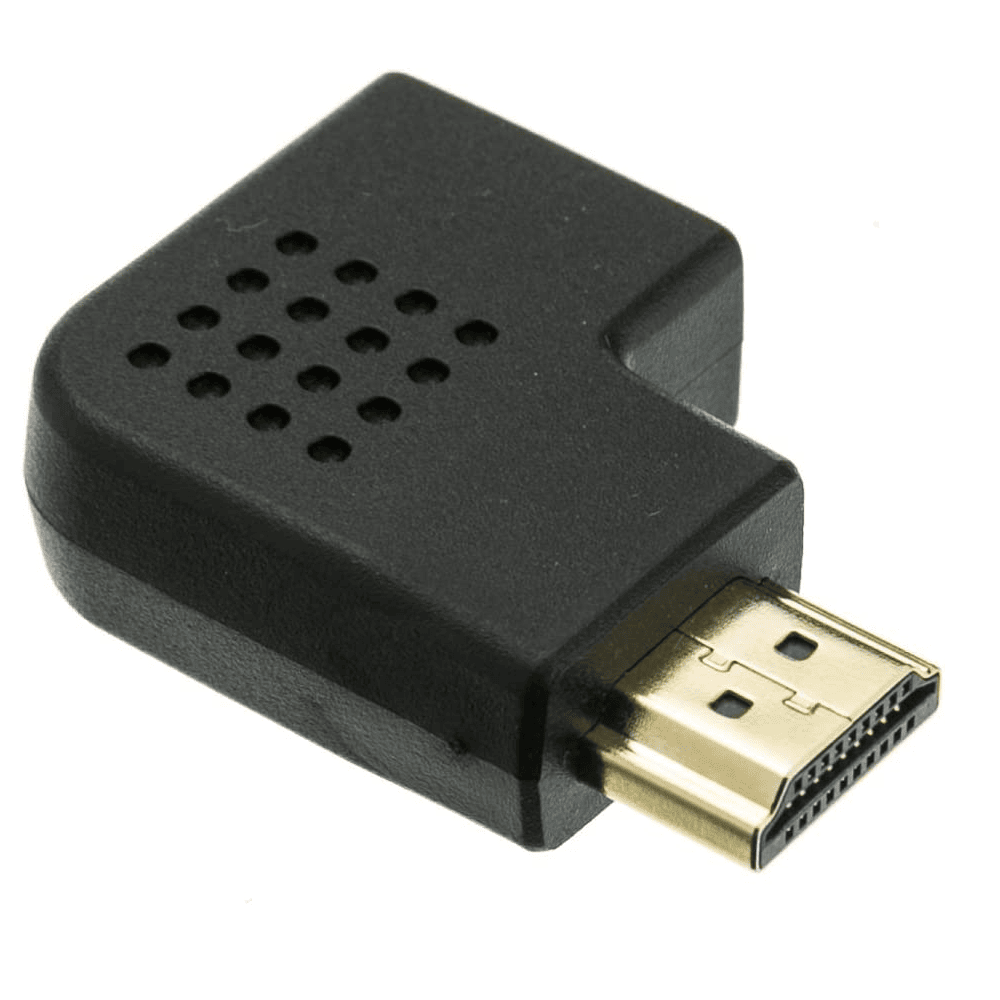 Adaptador HDMI acodado derecha 270 grados  Negro
