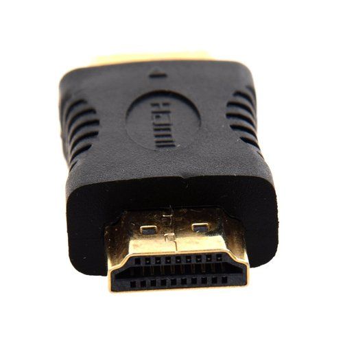 Adaptador hdmi tipo A macho-macho  Negro