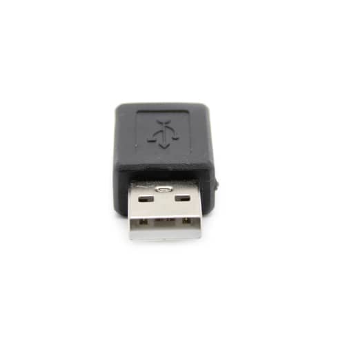 Adaptador micro usb tipo B hembra a USB tipo A macho  Negro