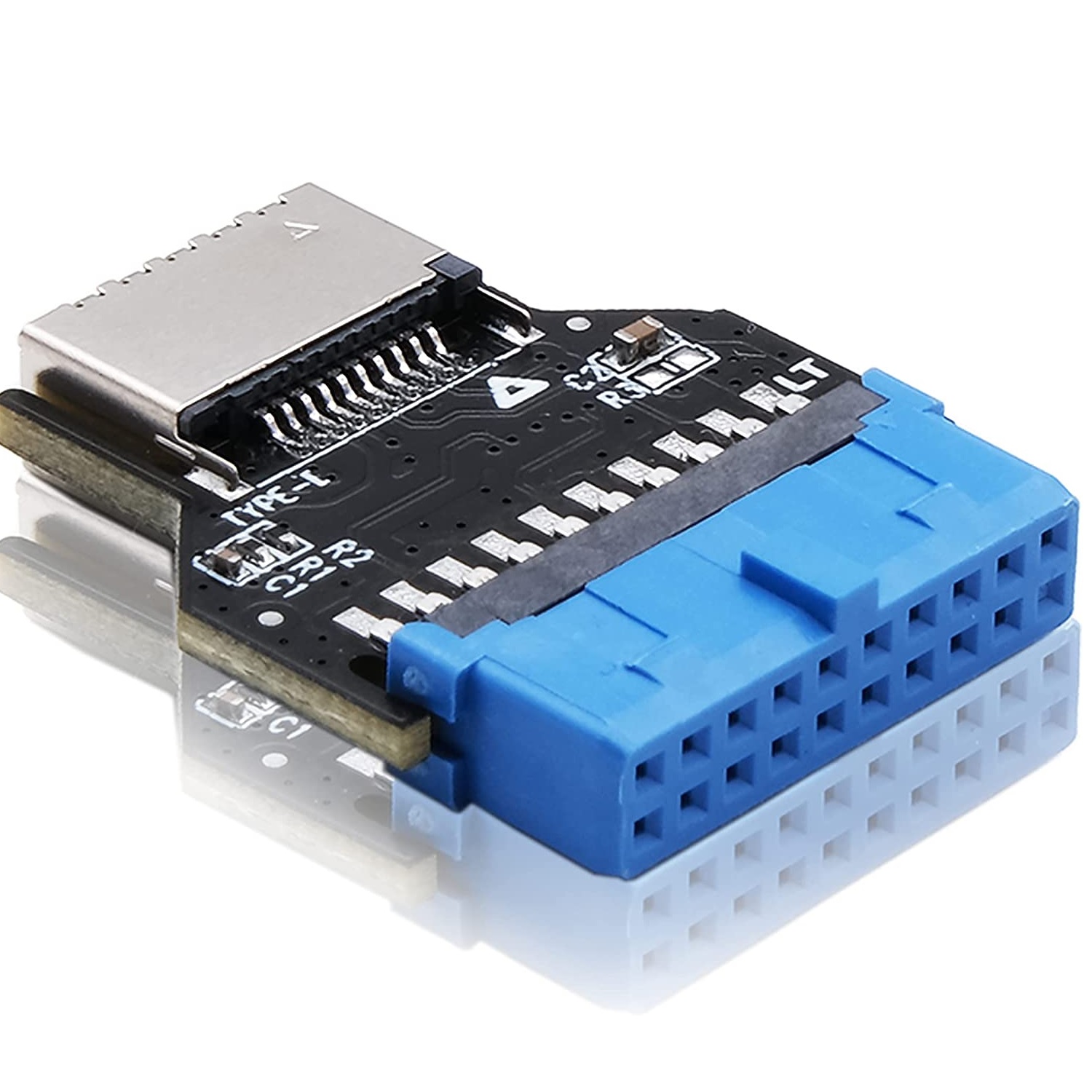 Adaptador Panel frontal USB 19 pines a USB 3.2 Gen