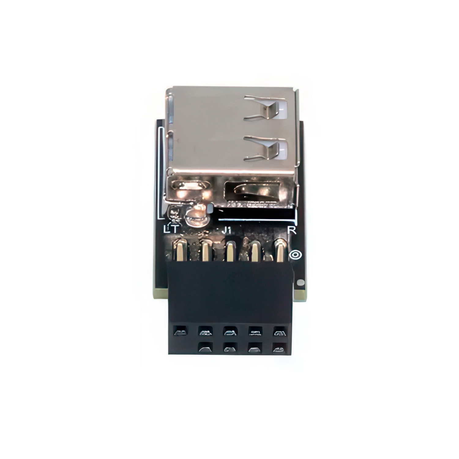 Adaptador panel frontal USB 2.0 hembra a 9 pines hembra derecha
