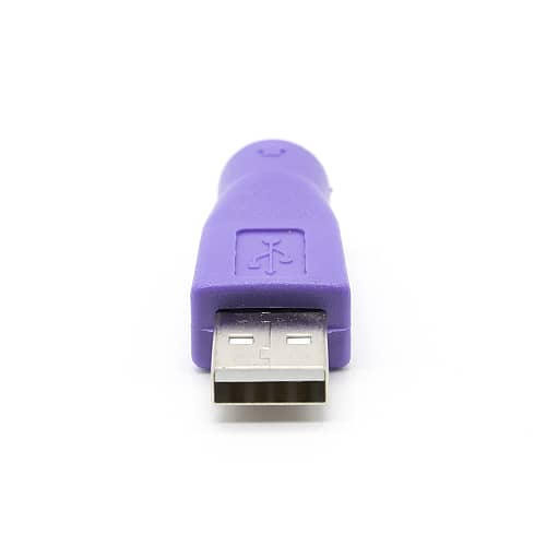 Adaptador PS2 a USB M/H  Morado