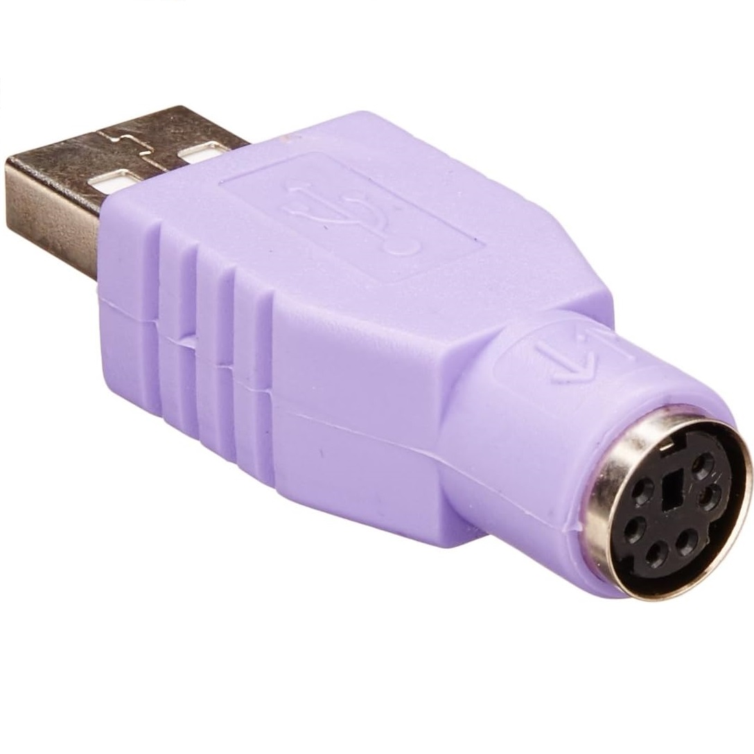 Adaptador PS2 a USB M/H  Morado