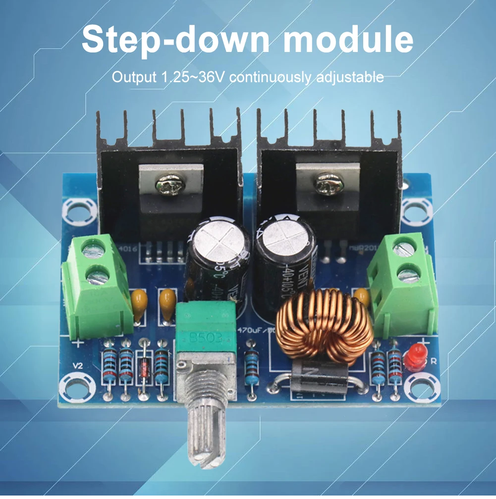 Adaptador regulador de Voltaje 4V-40V a 1.25-36V