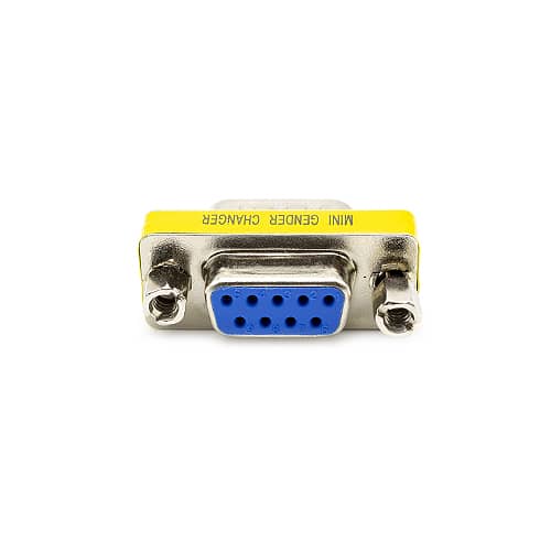 Adaptador serie RS232 DB9 macho-hembra  Gris
