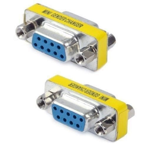 Adaptador serie RS232 DB9 hembra-hembra  Gris