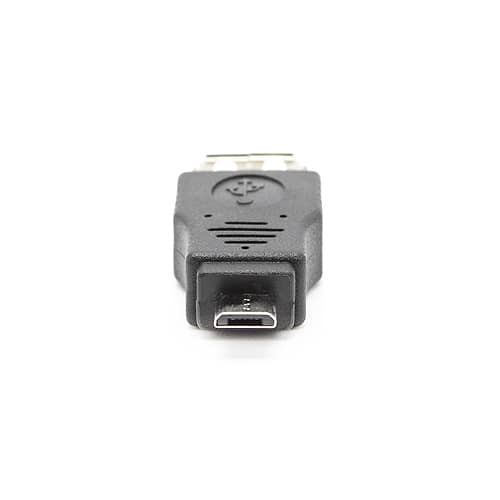 Adaptador USB 2.0 hembra a micro USB tipo B macho  Negro