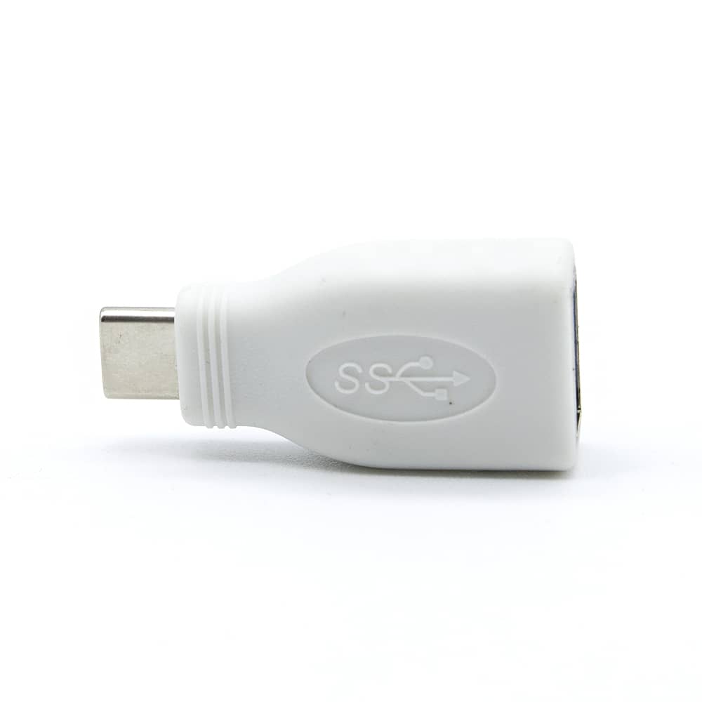 Adaptador USB 3.0 tipo A hembra a USB tipo C macho  Blanco