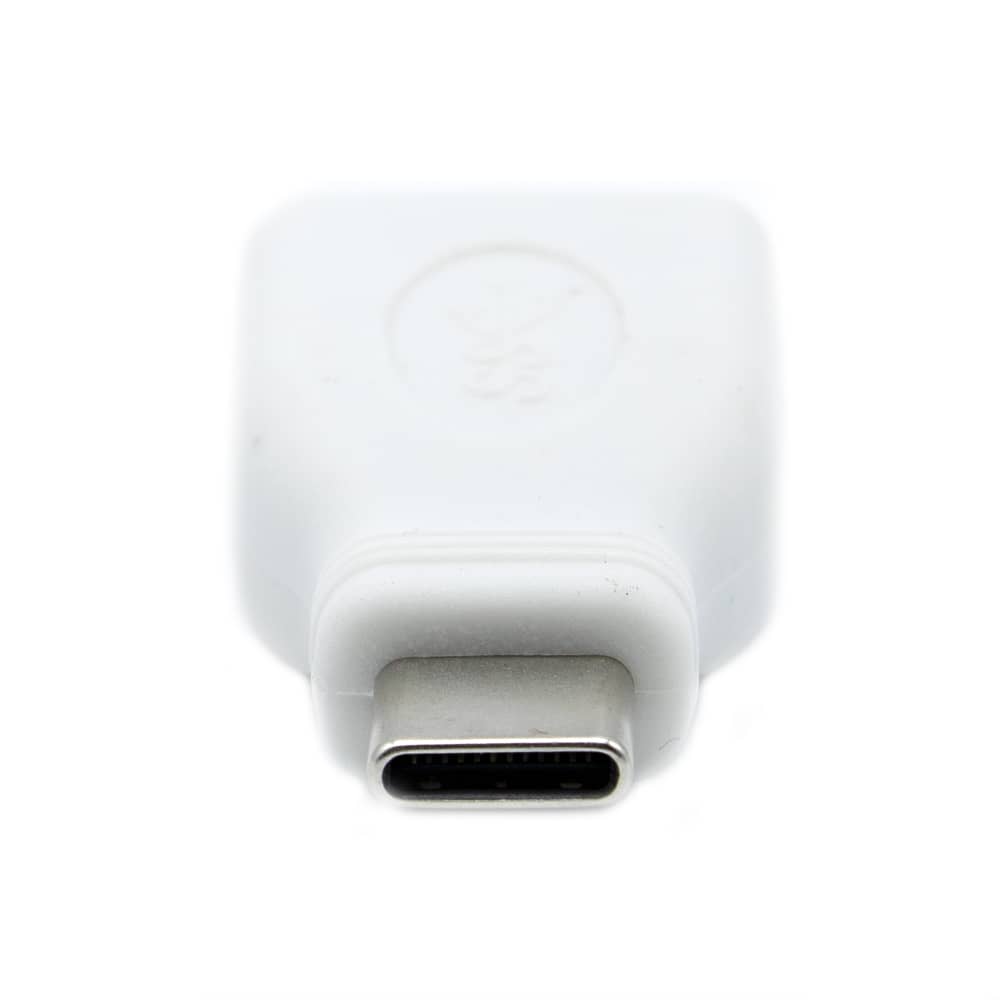 Adaptador USB 3.0 tipo A hembra a USB tipo C macho  Blanco