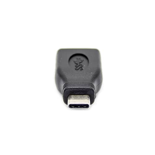 Adaptador USB 3.0 tipo A hembra a USB tipo C macho  Negro