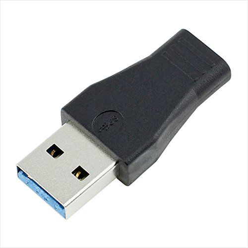 Adaptador USB 3.0 macho a USB-C hembra Negro