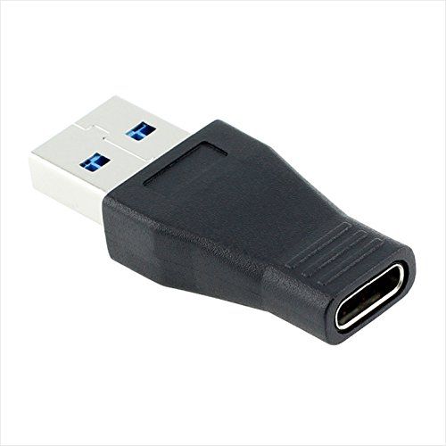 Adaptador USB 3.0 macho a USB-C hembra Negro