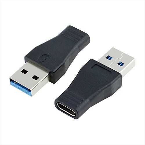 Adaptador USB 2.0 hembra a USB Macho Tipo A Negro