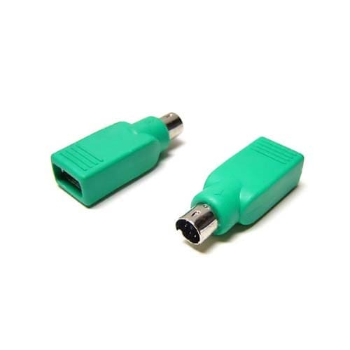 Adaptador USB  a PS2 para raton  Verde