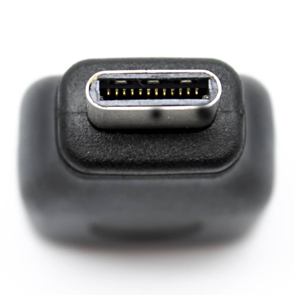 Adaptador USB tipo A hembra a USB tipo C macho  Negro