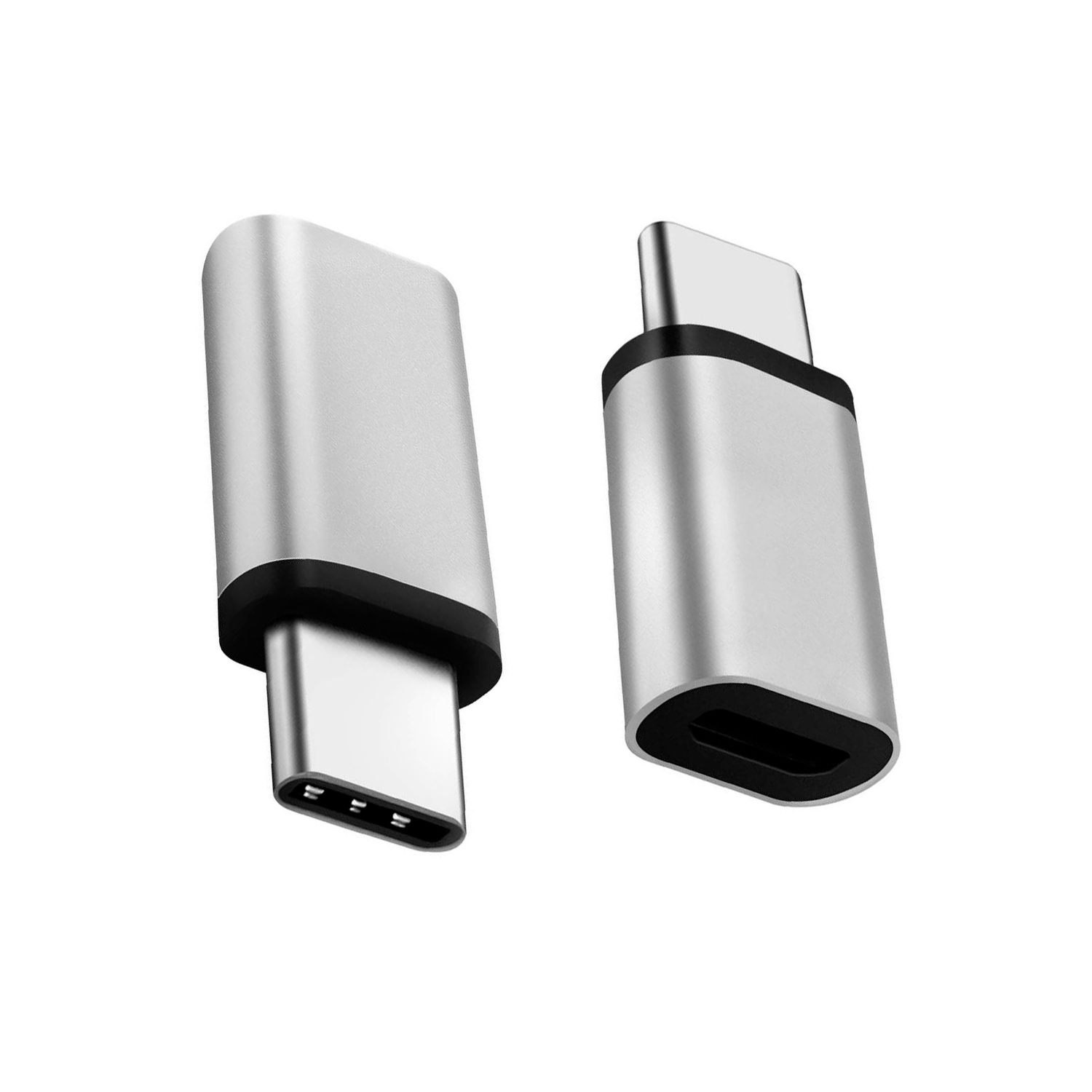 Adaptador USB tipo C 3.1 macho a Micro USB hembra  Gris