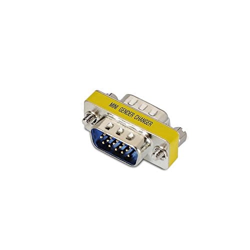 Adaptador VGA 15 pines macho - macho  Gris