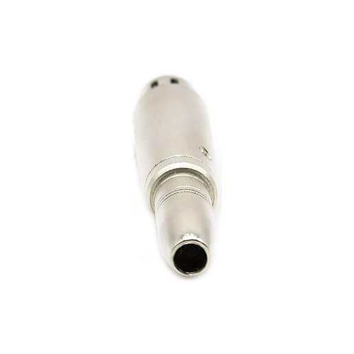 Adaptador XLR hembra a jack 6.35 hembra mono  Gris